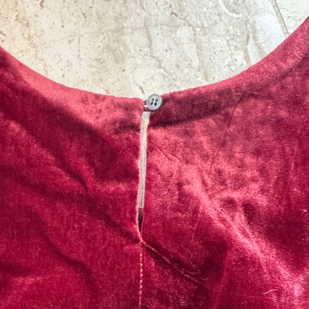 J. Crew Velvet Tank Tops in Burgundy, dark green and Black (Set of 3) - Picture 6 of 7